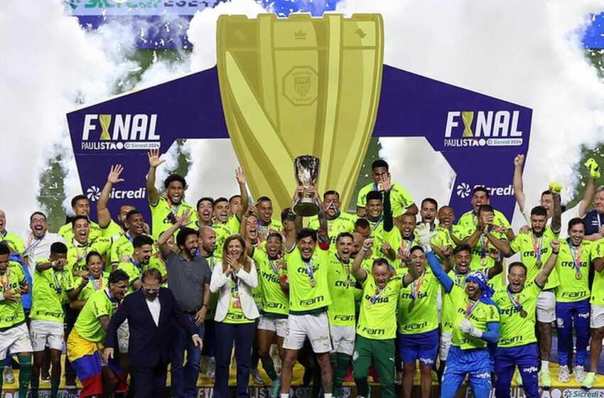 Palmeiras supera Santos e conquista o tri do Paulistão
