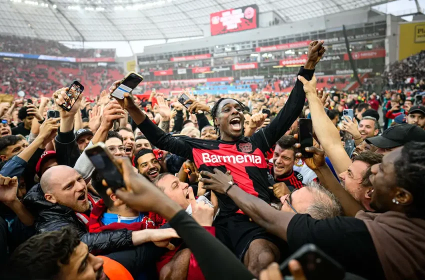 Bayer Leverkusen fatura título inédito do Campeonato Alemão.