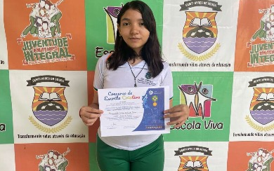  Estudante de Sobral vence concurso de escrita criativa e concorre a prêmio internacional.