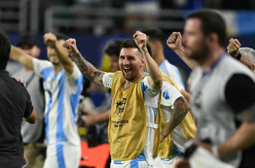  Argentina vence Colômbia por 1 a 0 na prorrogação e é bicampeã da Copa América.