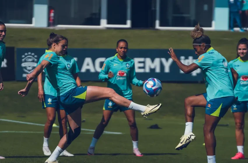  Futebol: seleção feminina entra em reta final de preparação para Paris.