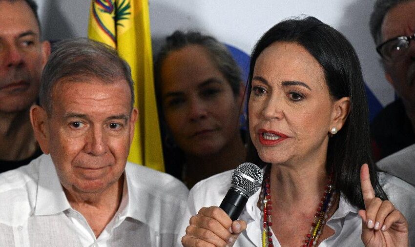  ‘É uma falta de respeito propor nova eleição na Venezuela’, diz María Corina.