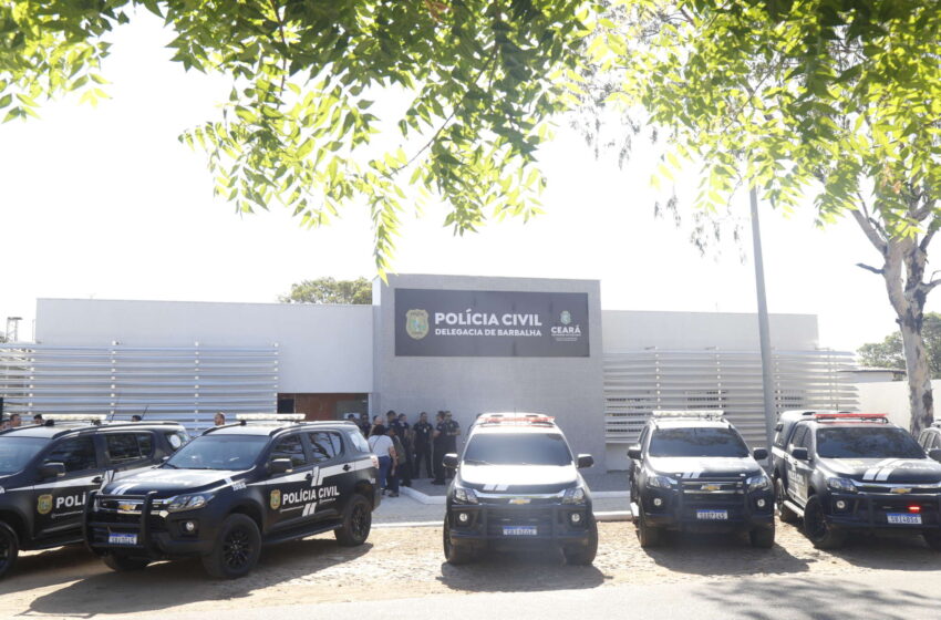 Governo do CE, inaugura nova Delegacia de Polícia Civil em Barbalha.