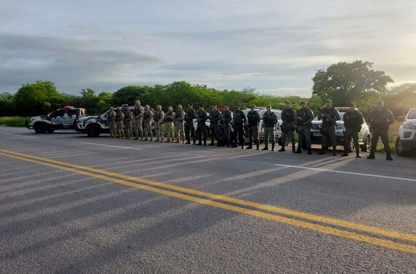 Policias do CE e PE fazem operação Integração em sua divisas.