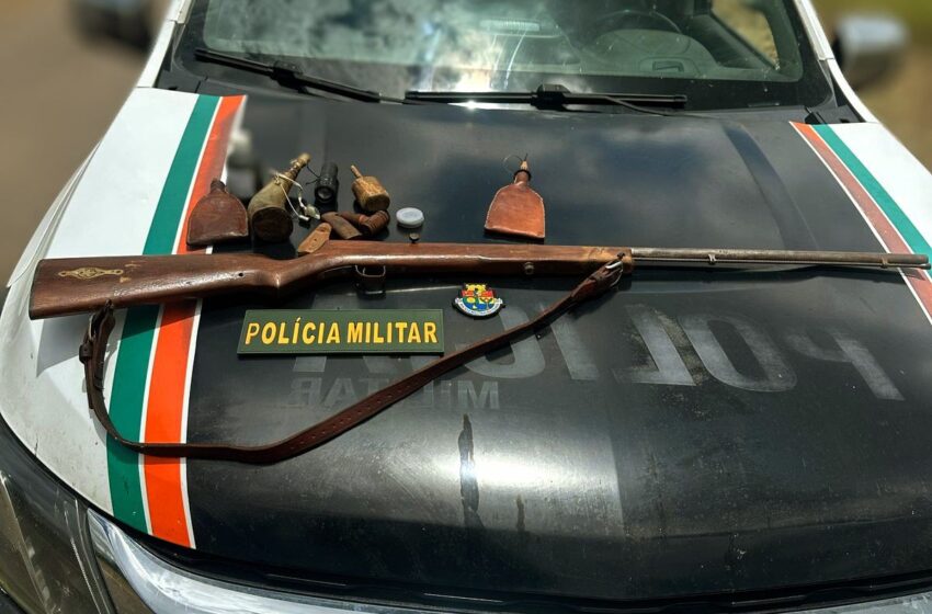  Penaforte: Polícia Militar realiza prisão por porte ilegal de arma de fogo.