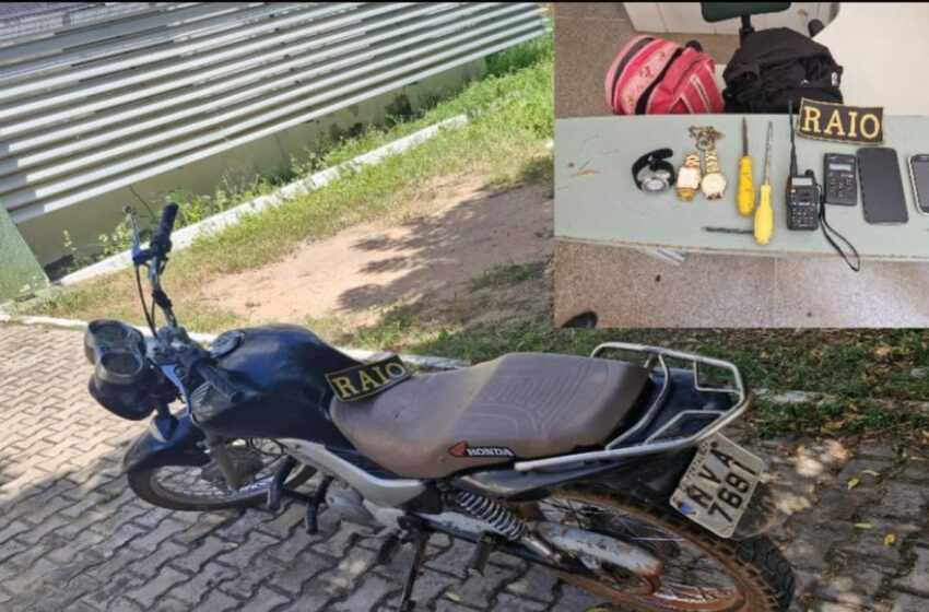  Lavras: BPRAIO recupera objetivos e moto roubada.