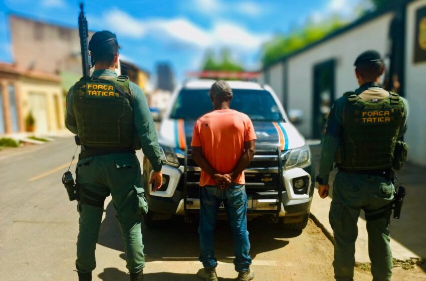 Brejo Santo: Policia Militar cumpre mandado de prisão.