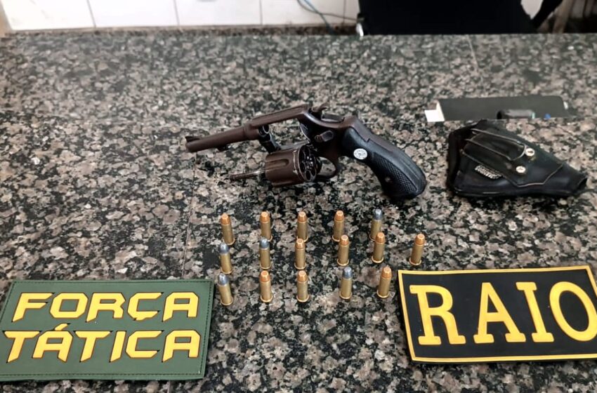  Crato: BPRAIO efetua prisão por porte ilegal de arma de fogo.
