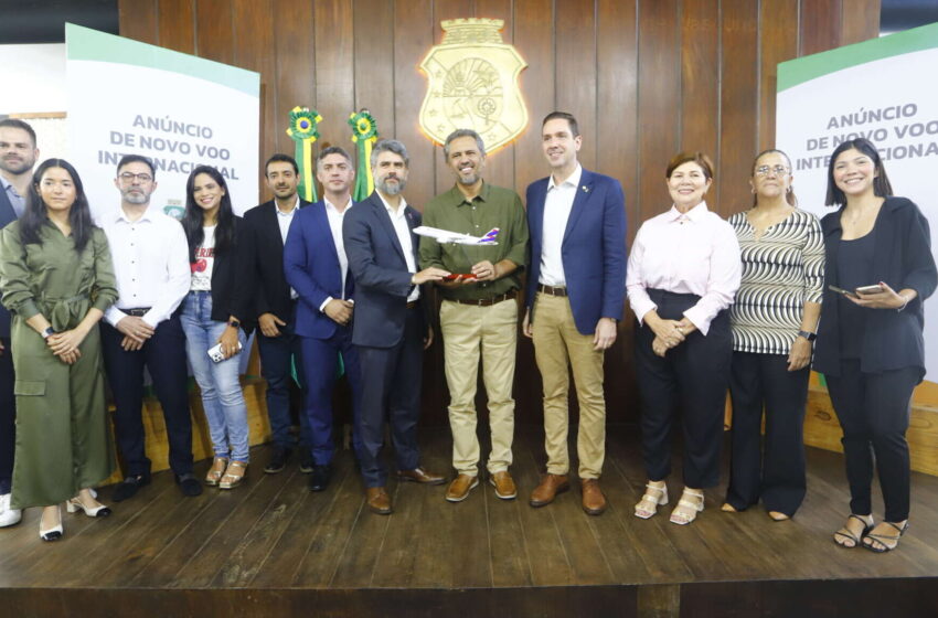  Governo do CE anuncia novos voos Fortaleza-Lisboa e Juazeiro do Norte-Fortaleza.