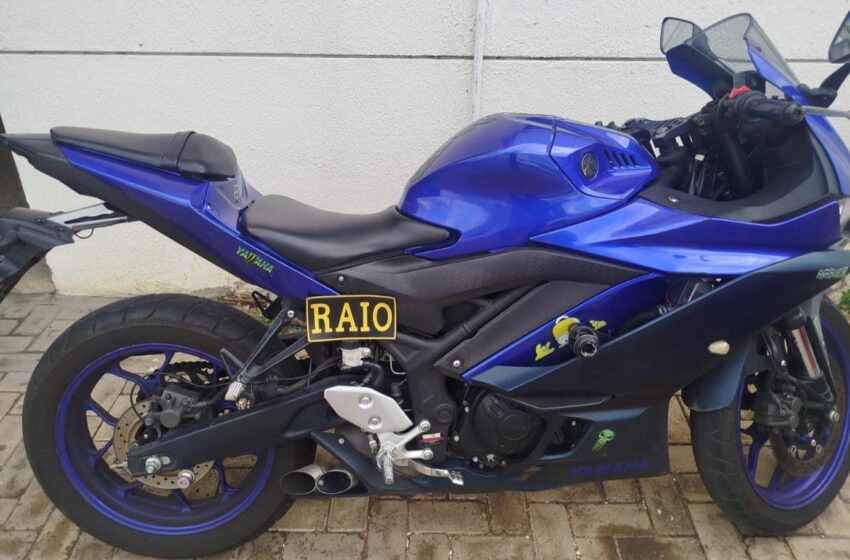 Crato: Equipe RAIO apreende moto clonada.