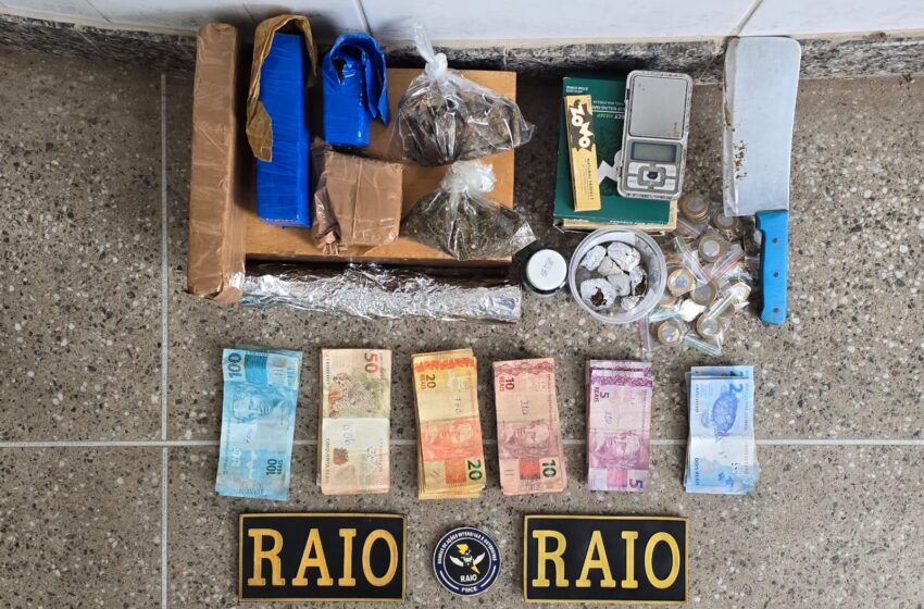 Crato: BPRAIO efetua prisão de Pai e Filho por tráfico de drogas.