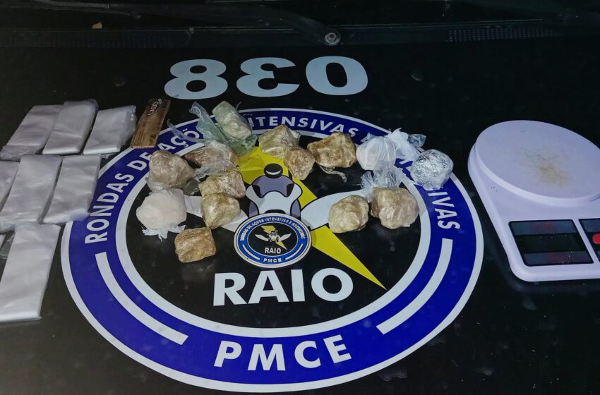  Ico: BPRAIO faz apreensão de drogas vindo da capital.