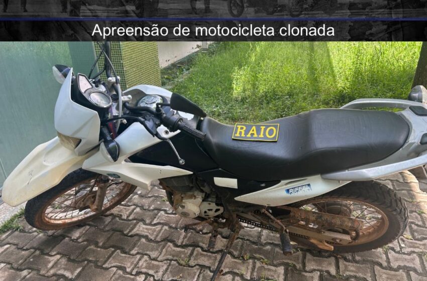 Várzea alegre: BPBRAIO prende moto clonada.
