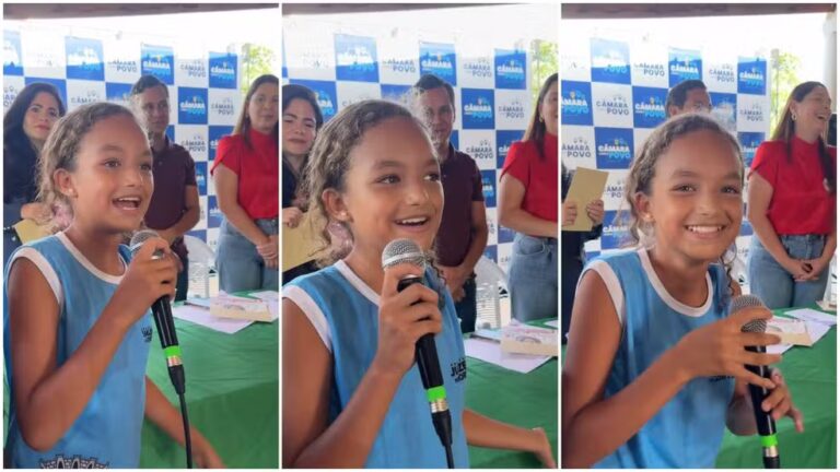 Mãe de aluna que viralizou na internet diz que filha reclamava do lanche escolar há um ano.