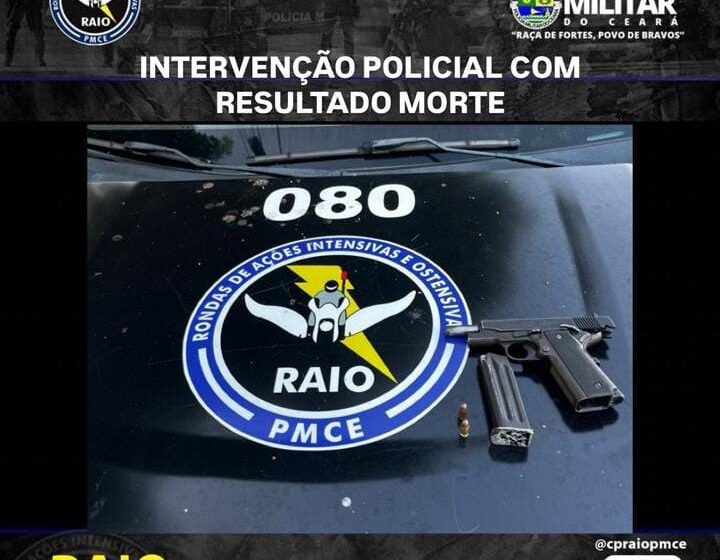  Juazeiro: Confronto Policial  e apreensão de arma de fogo.